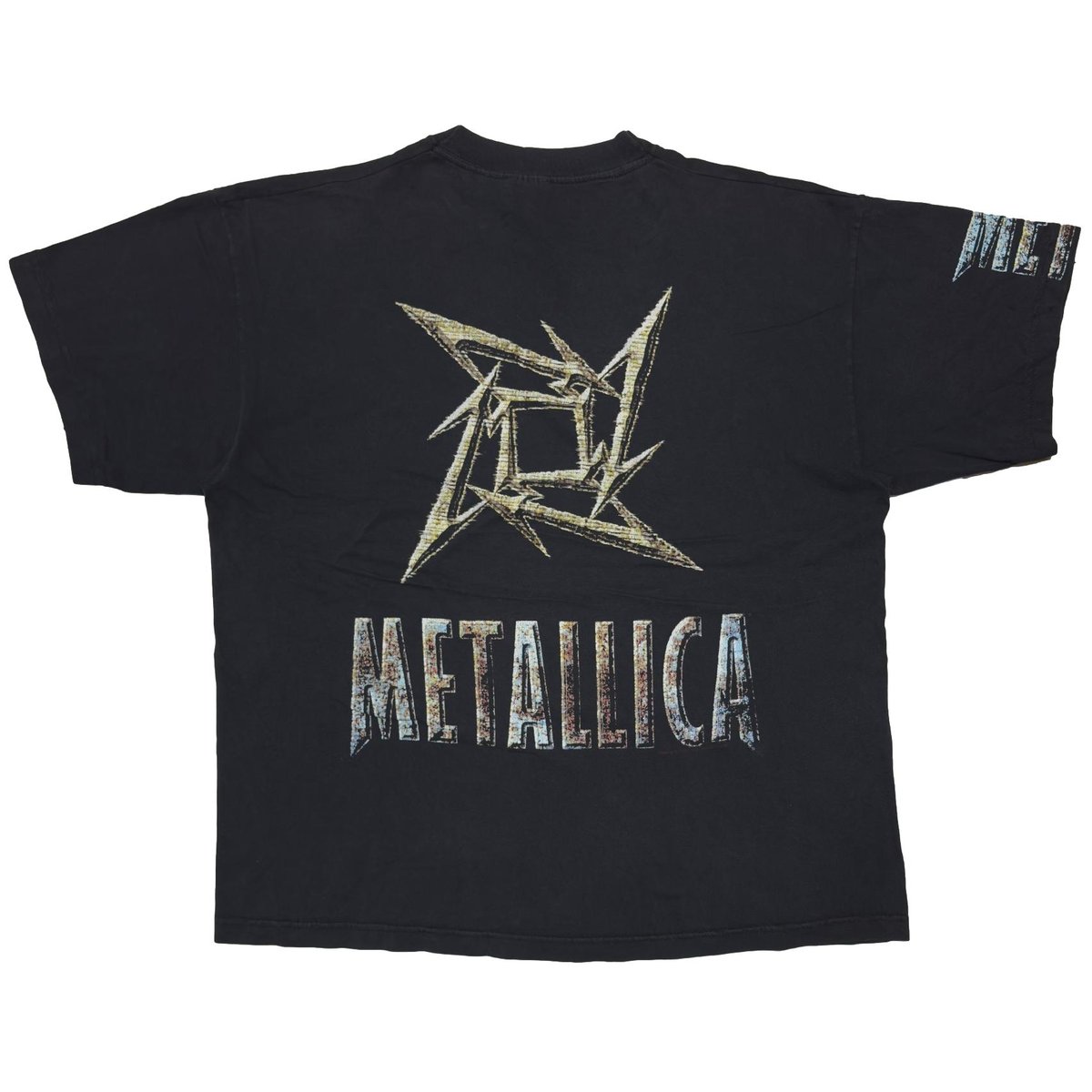 METALLCIA LOGO SLEEVE CUT SCREEN STARS XL 9988