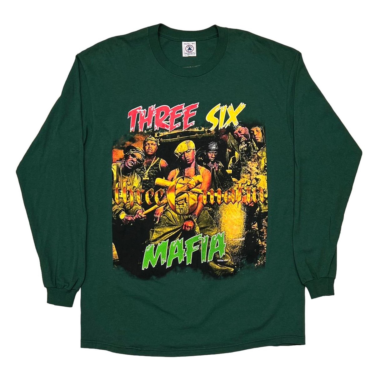 THREE SIX MAFIA MEMBER LS GREEN DELTA LARGE 8692