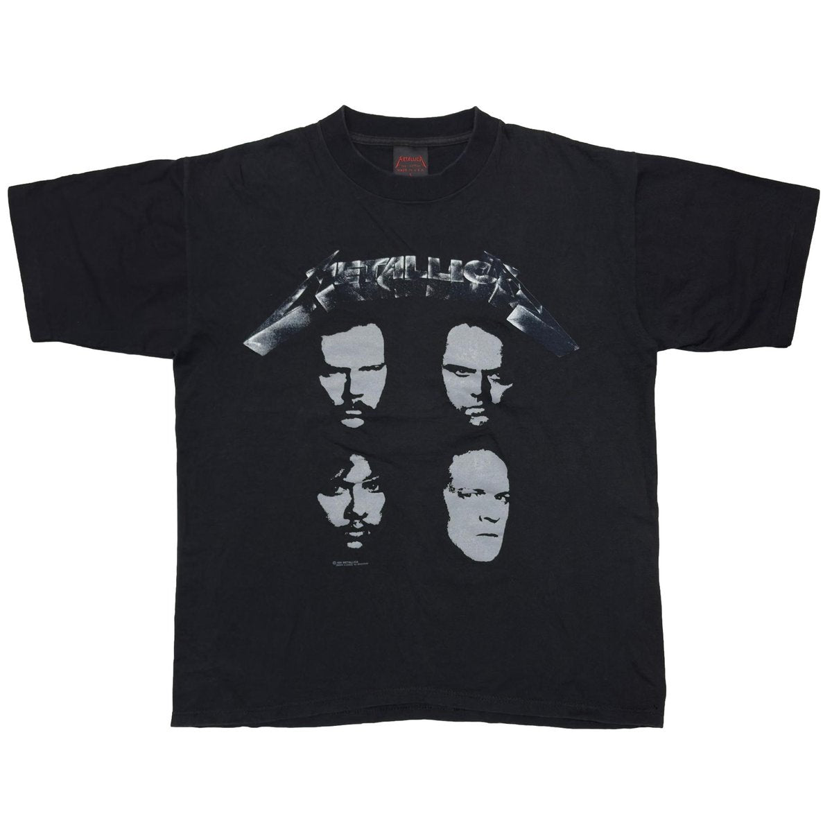 METALLICA 1991 4FACES HISTORIC DATES METALLICA TAG LARGE 1206
