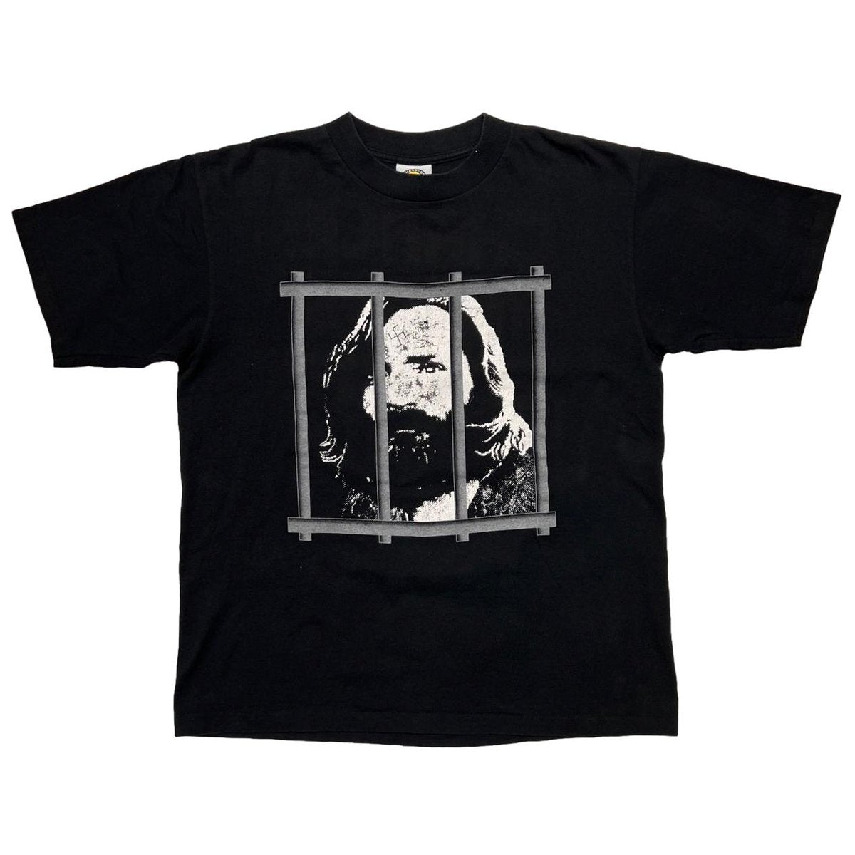 CHARLES MANSON CHARLIE WILL NEVER SURF! LARGE 7218