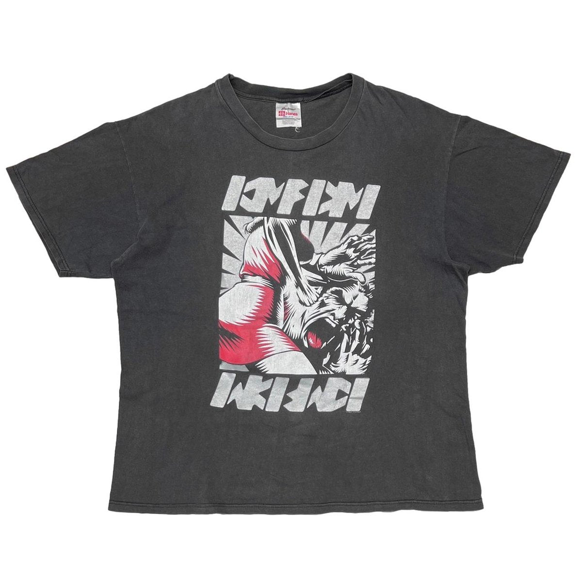 KMFDM PUMCHING STED BY HANES LARGE 2216