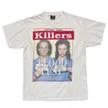 NATURAL BORN KILLERS 1994 BLOOD LUST MOVIE PROMO WHITE GIANT BY TULTEX XL 6397