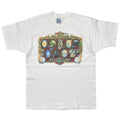 GRATEFUL DEAD ROSE Y2K WHITE LIQUID BLUE LARGE 1470