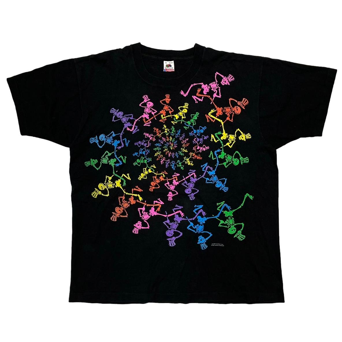 GRATEFUL DEAD MULTI COLOR CIRCLE SKULL FRUIT OF THE LOOM XL 3577
