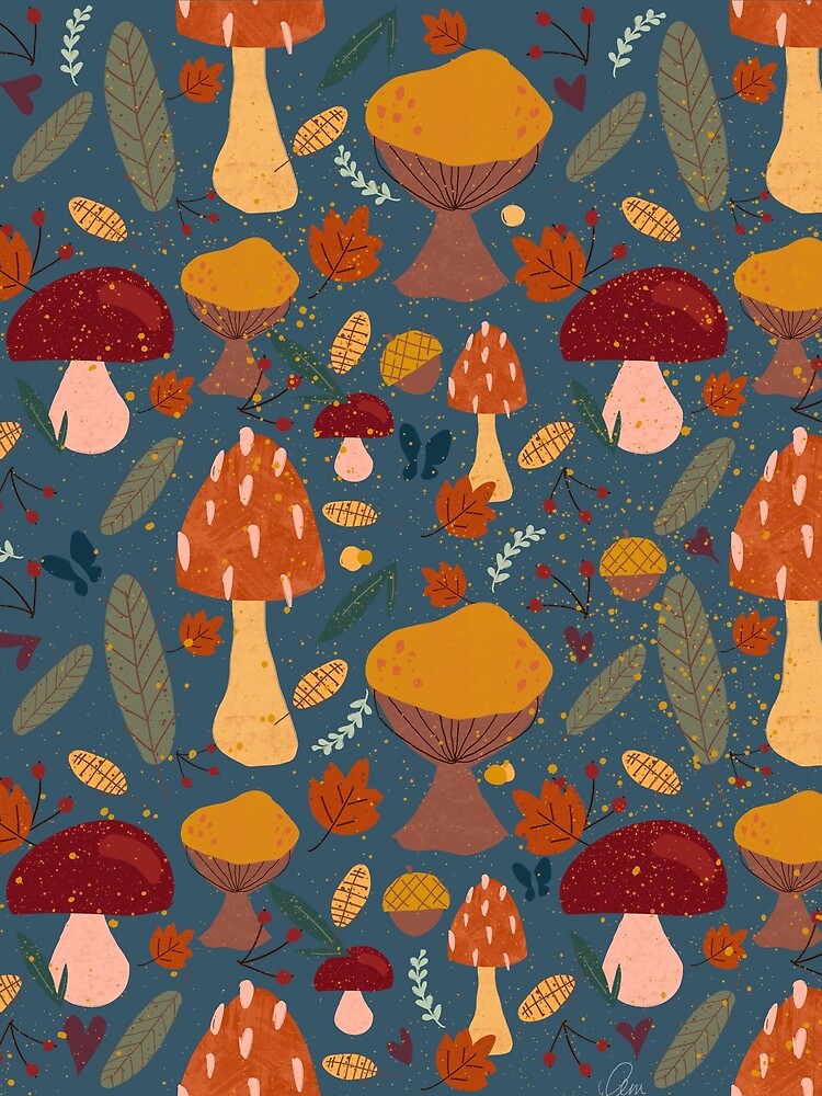 Autumn Mushroom by GingerAndPoe