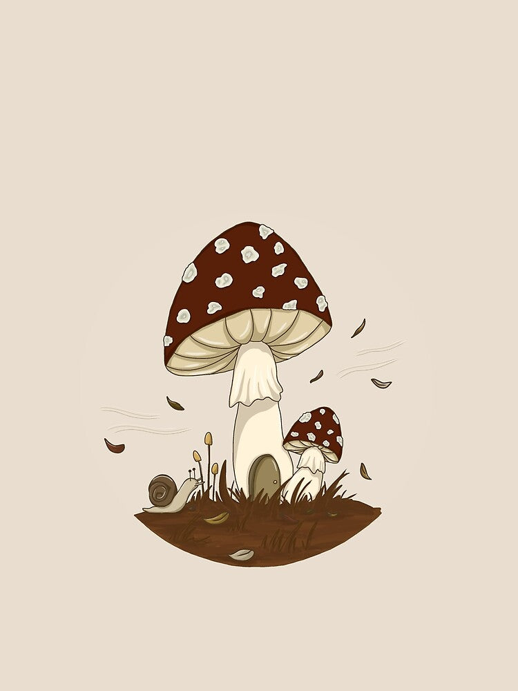 mushroom sticker by anittas.art