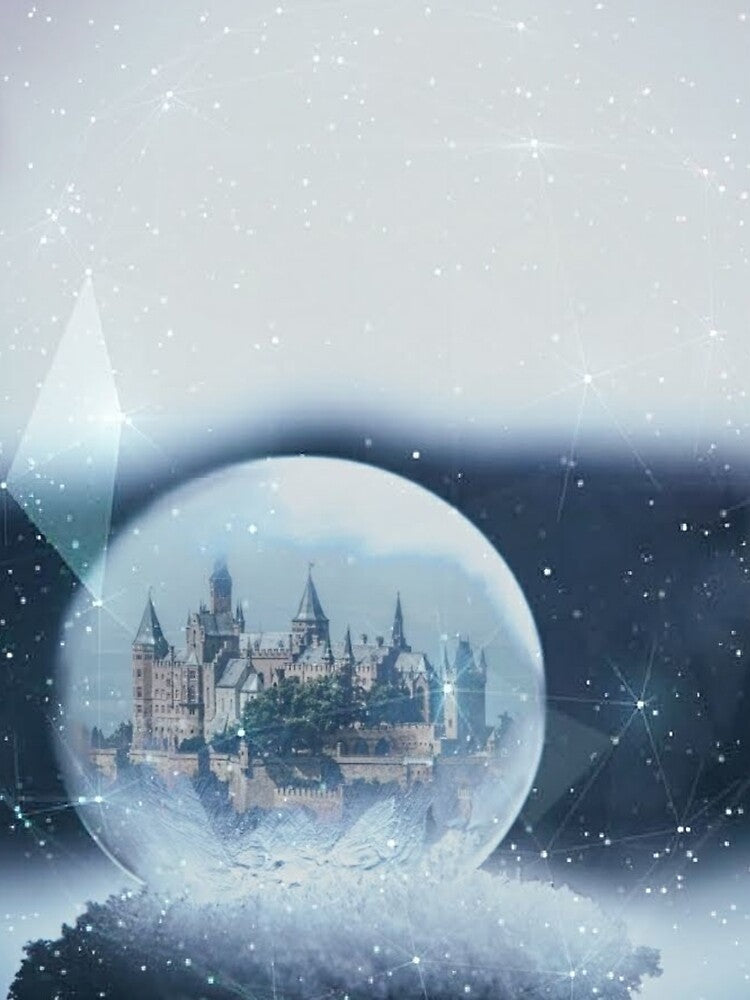Enchanted Castle in a Crystal Ball by mdartwork6
