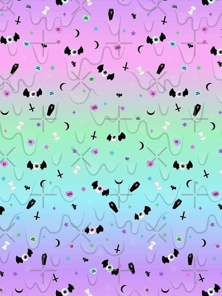 Pastel Goth - Creepy Cute Melting Ice Cream by WickedRefined - Nicole Demereckis