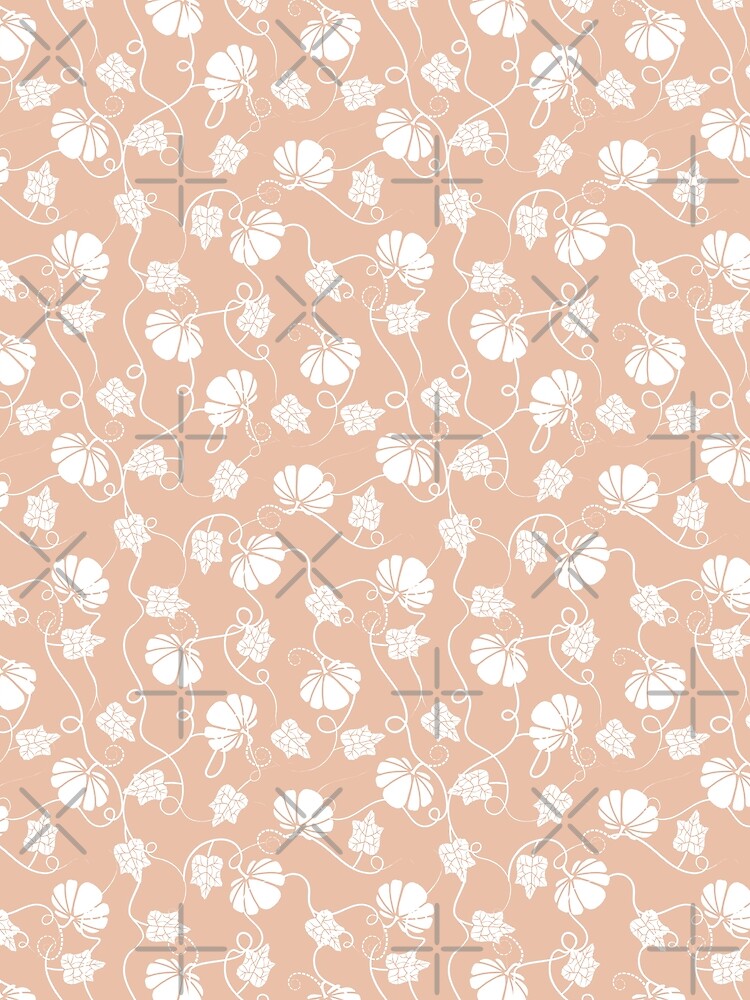 Curly Pumpkin - Harvest - Simple Peach by Stephanie Fiona Design