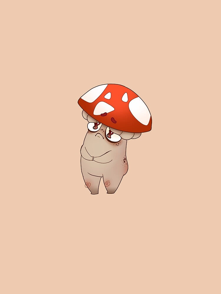 Sad Mushroom Boy by PlainCoffee Works