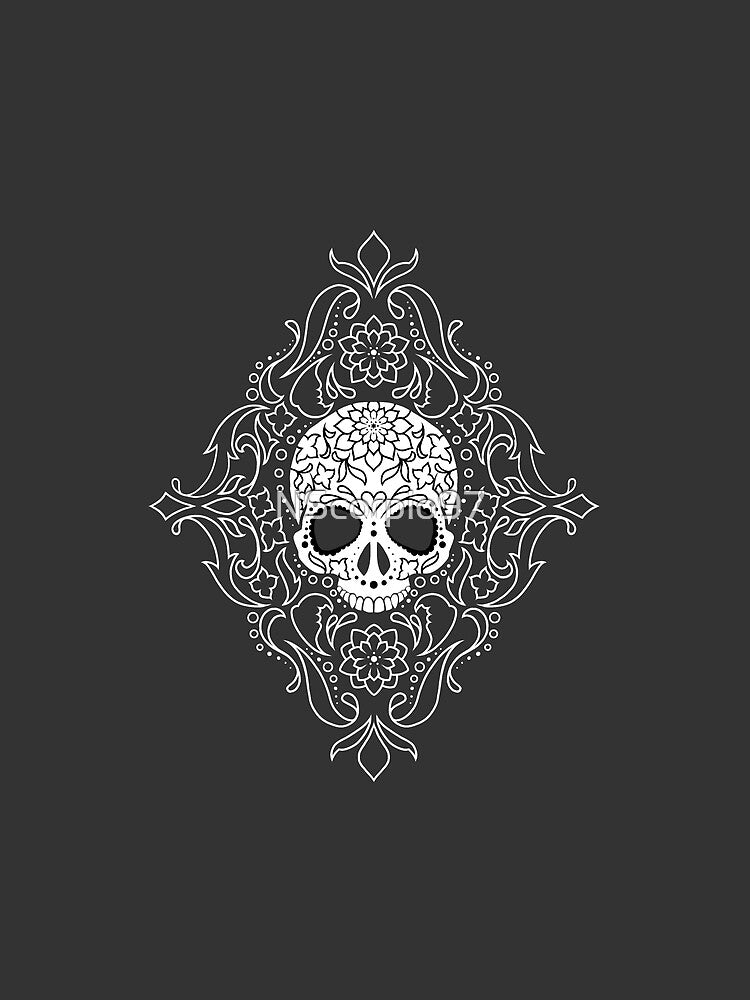 Sugar Skull(black&white) by NScorpio97