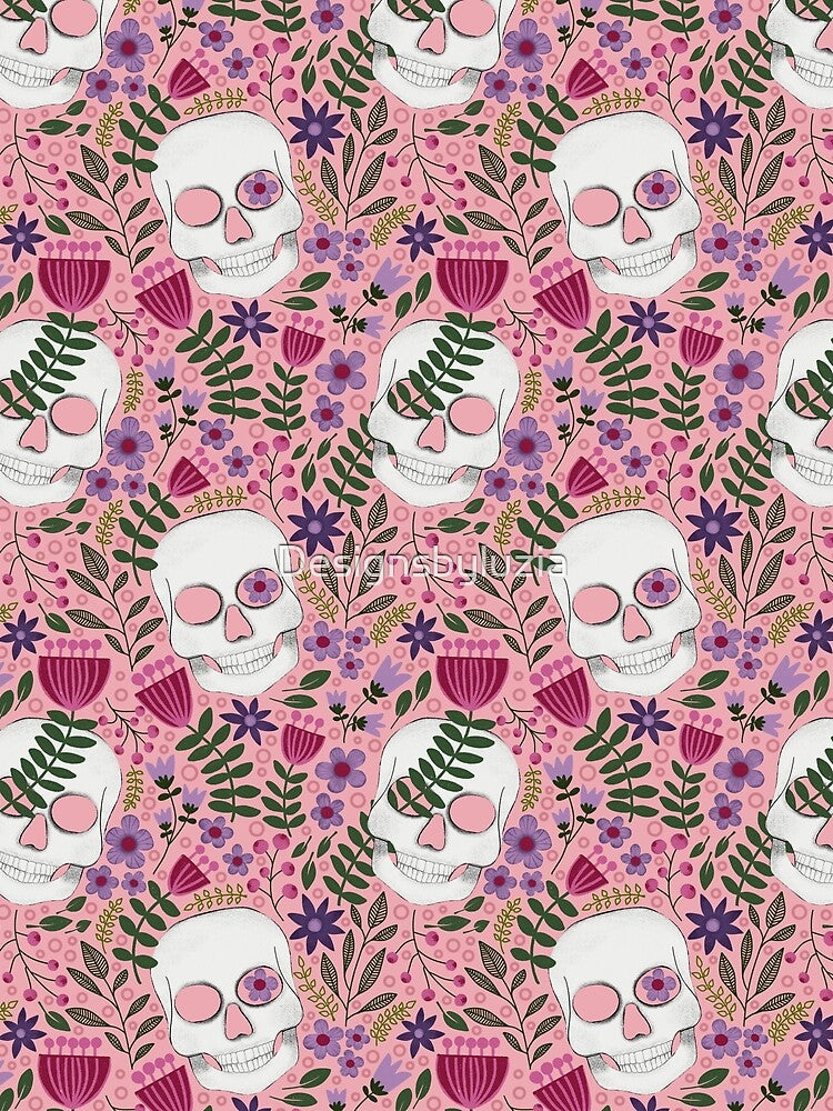 Skull pink by Designsbyluzia