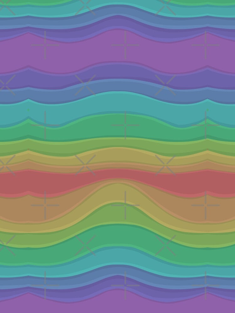 Dull Rainbow - Abstract by PathfinderCP