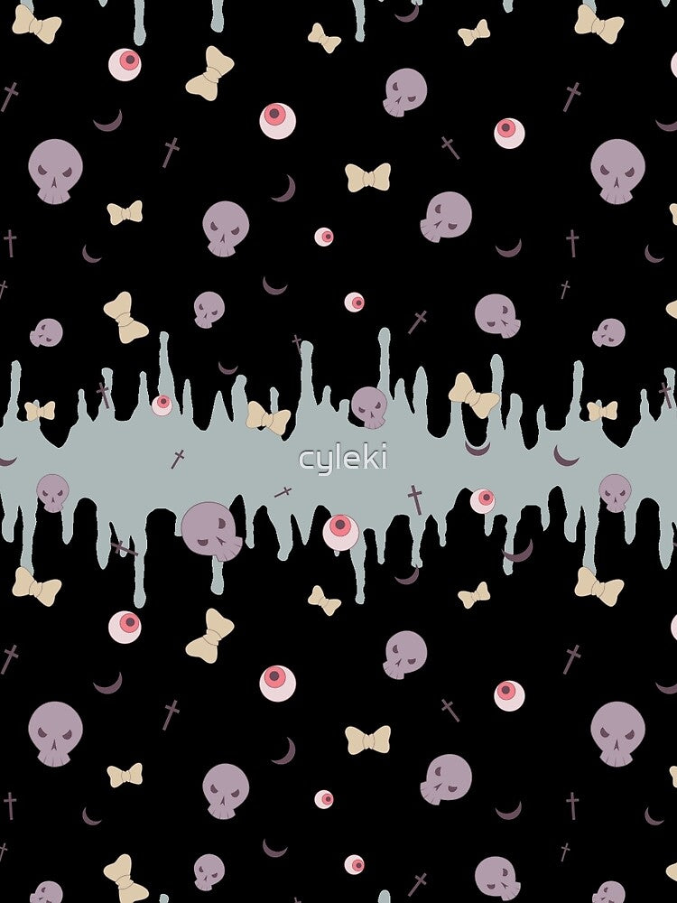 Creepy Cute Melty Pattern by cyleki