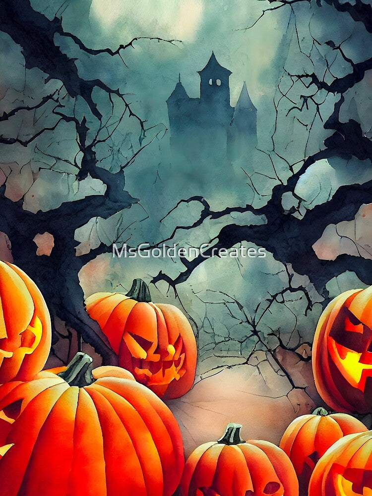 Spooky Batch of Smiling Pumpkins by MsGoldenCreates