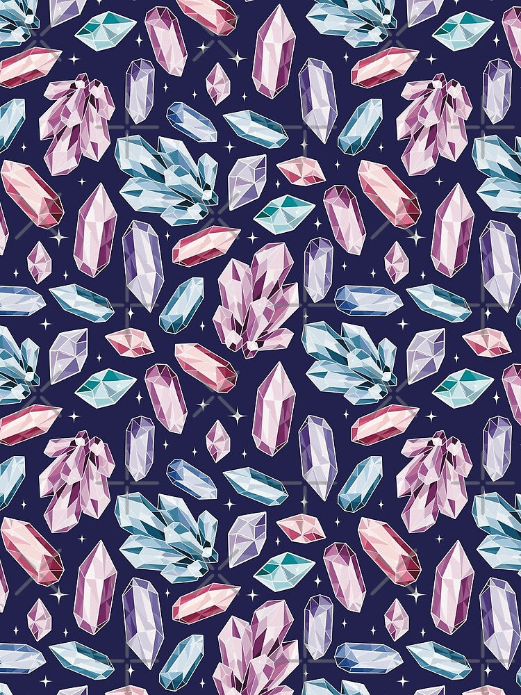 Diamonds & crystals by VickyReiStudio