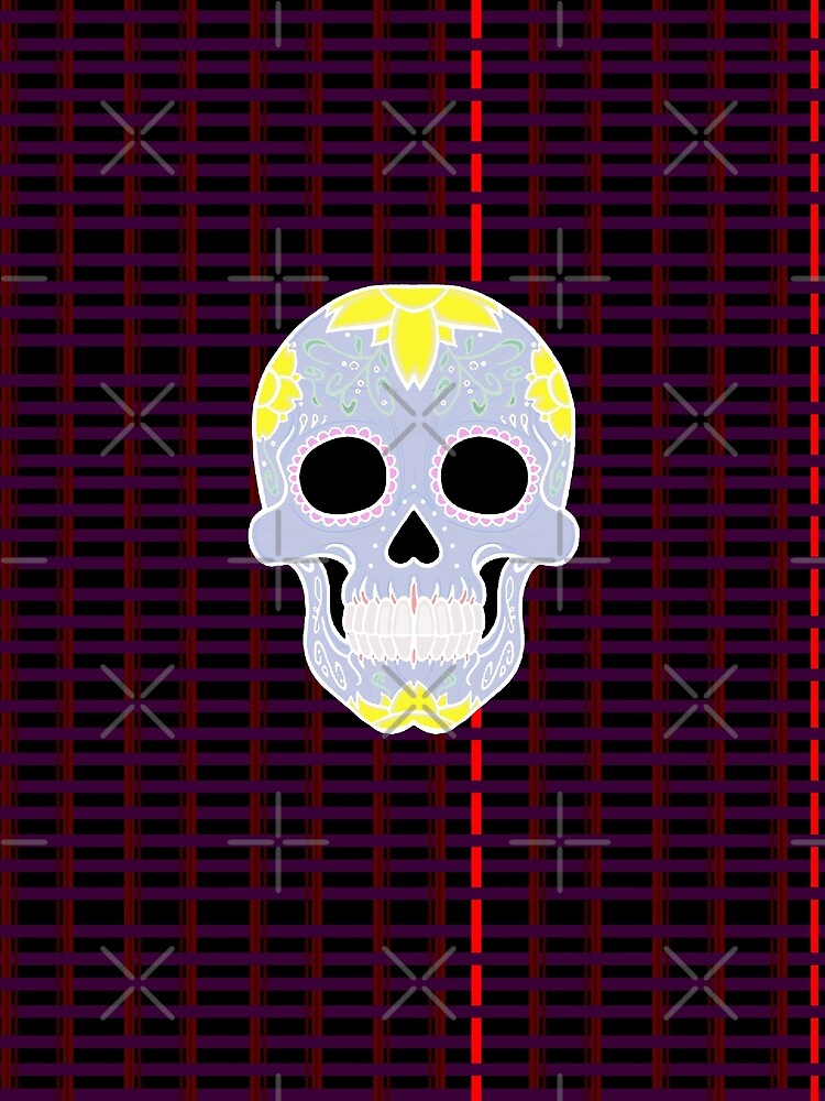 blue sugar skull by IanByfordArt