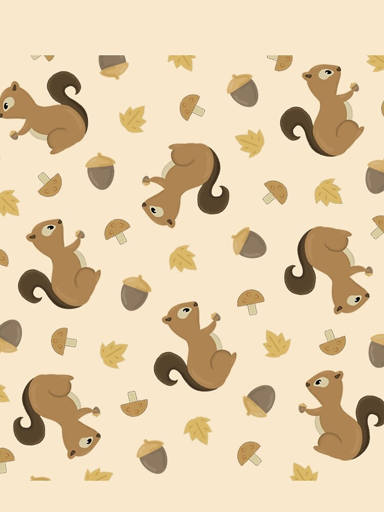 Squirrel Pattern by Valeria  Leone