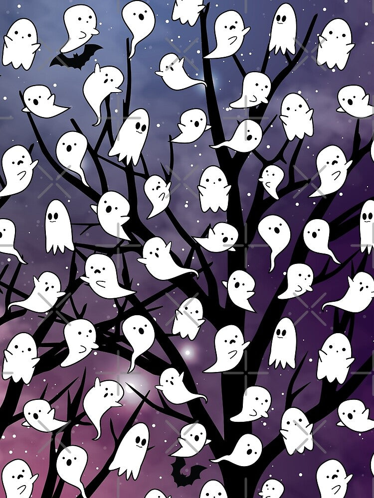 Spooky ghosts Halloween by GriffyPrints