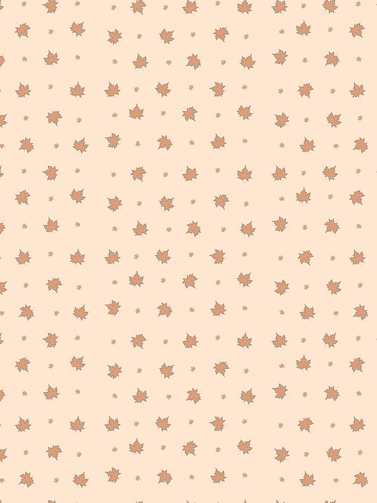 Autumn leaves aesthetic pattern by srushti1205