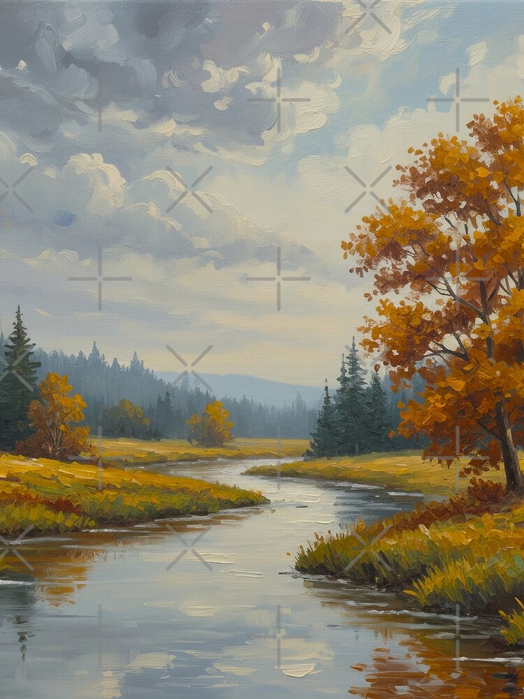 Autumn landscape Moody by scicilysimonee