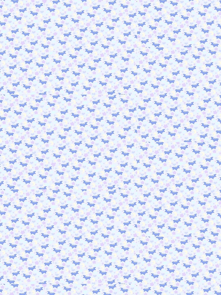 cute pastel bat pattern by yumehoshi