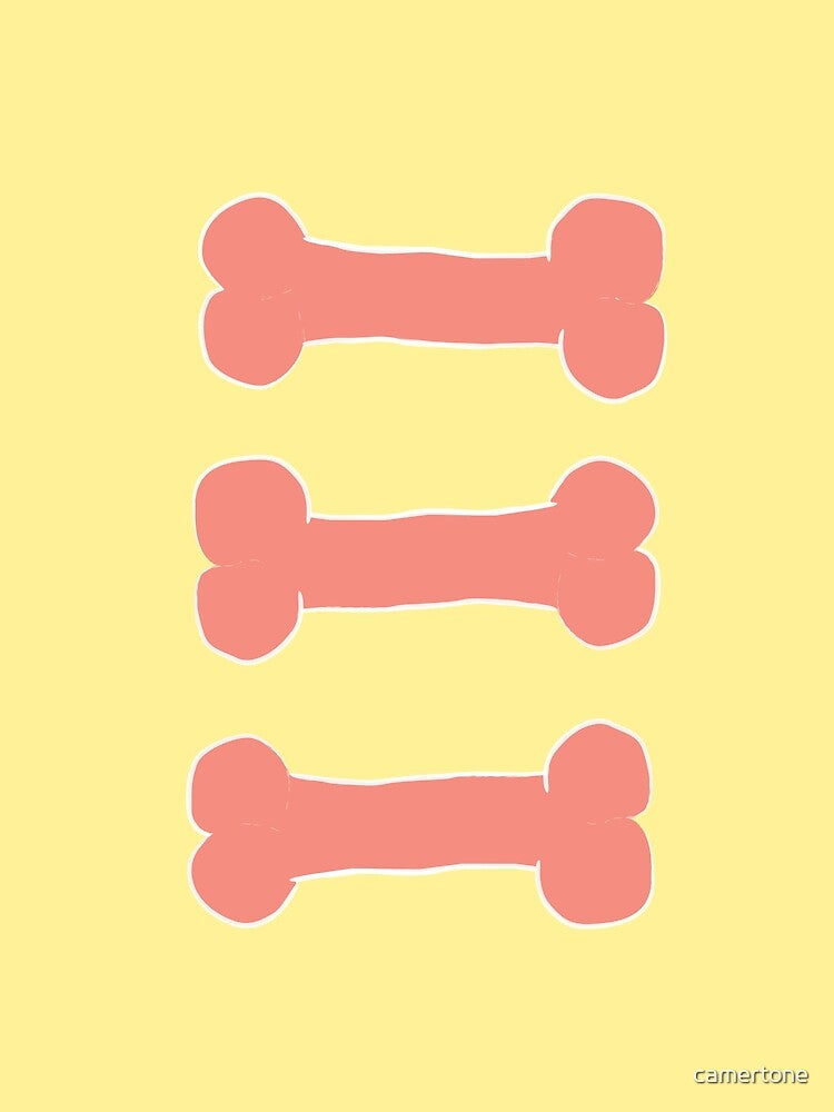 Sweet bones in yellow and pink by camertone
