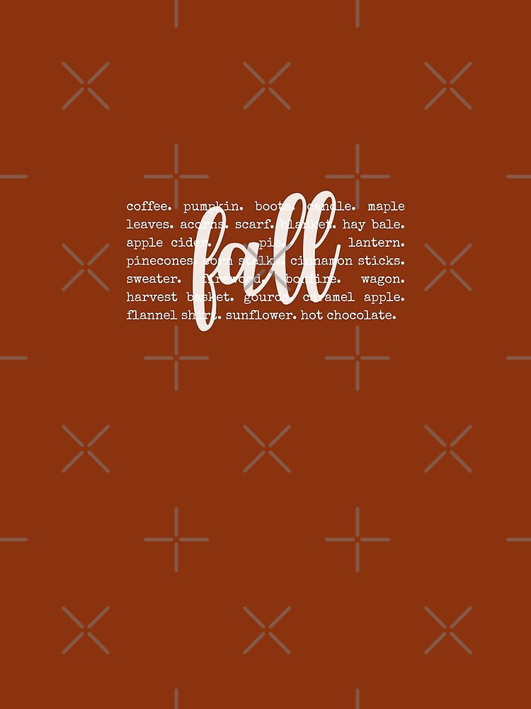 Fall Autumn Season Favorite Word by DemureArtsy