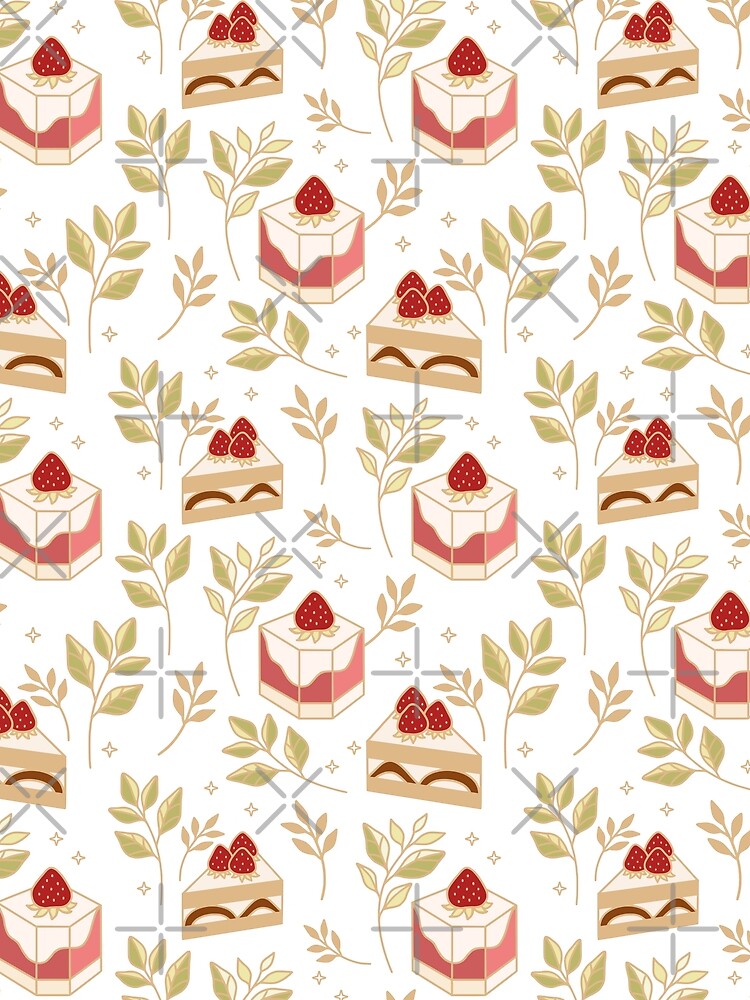 Cute Cake Seamless Pattern Set Design by Aramdesing