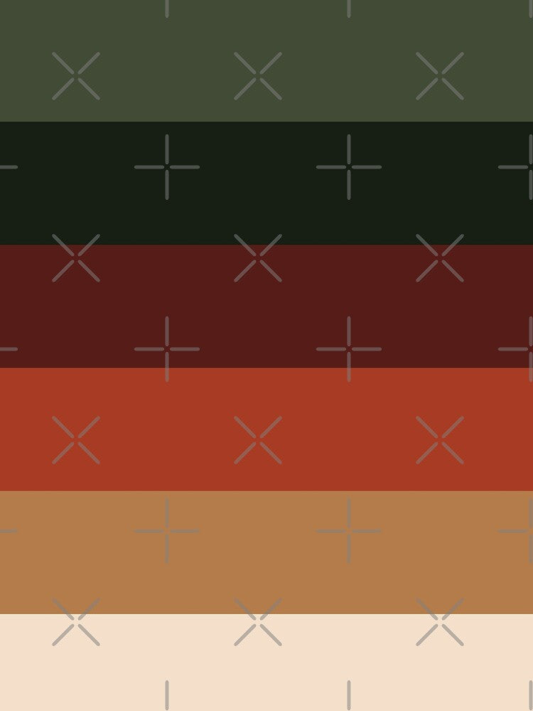 Retro Christmas Color Descending Stripes Pattern by thecooltable