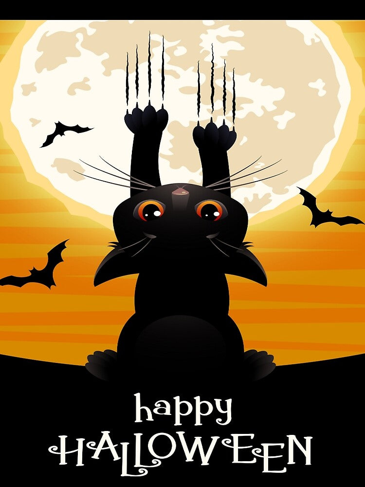 Naughty Black Kitten by Creatiview