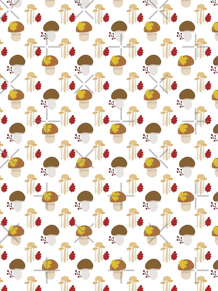Mushrooms Pattern 4 by SimpleWorksSK