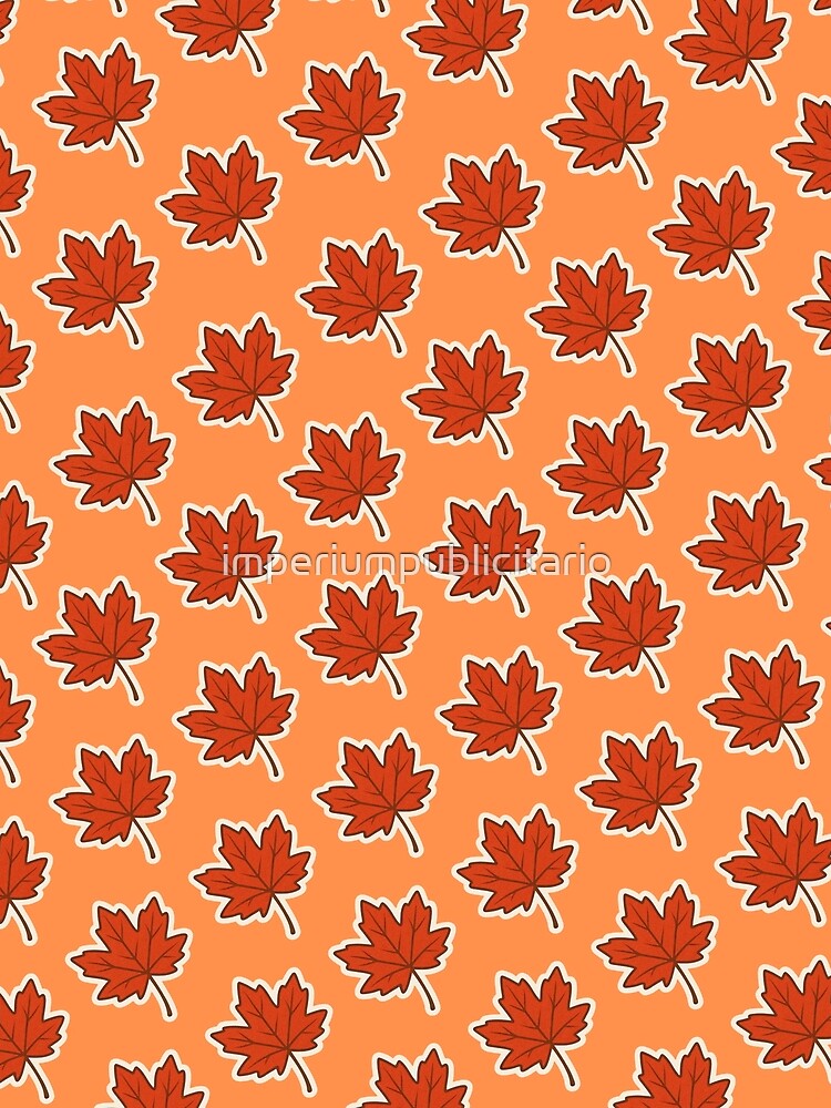 Autumn Maple Leaves Pattern by imperiumpublicitario