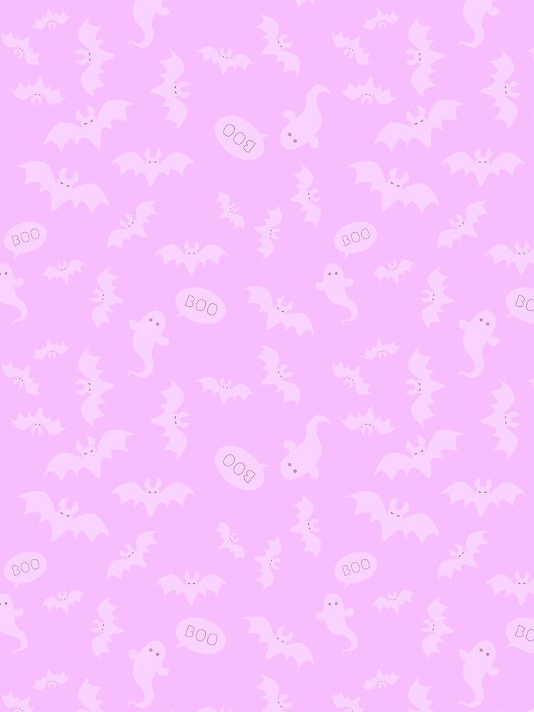 Bats & Ghosts -Purple by thefinishedswan