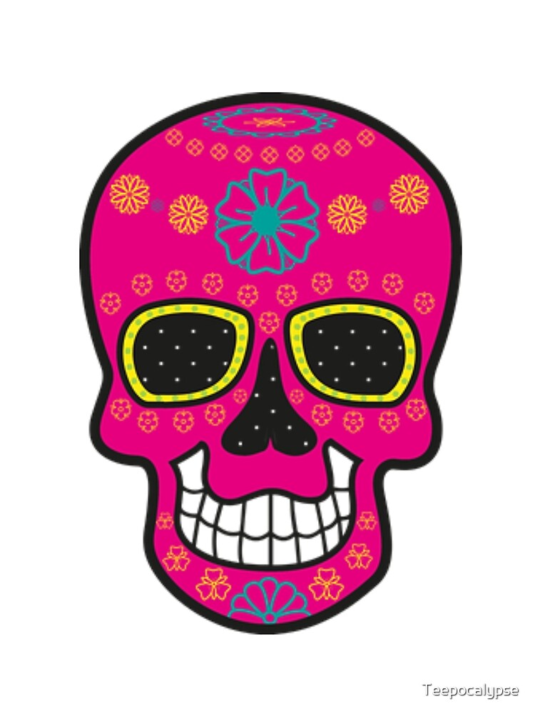 Pink Sugar Skull by Teepocalypse