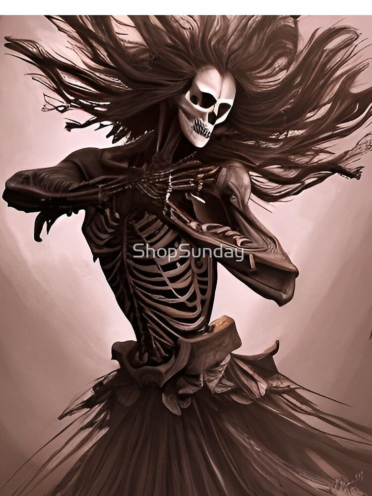 Ballet Skeleton Gothic Warrior by ShopSunday