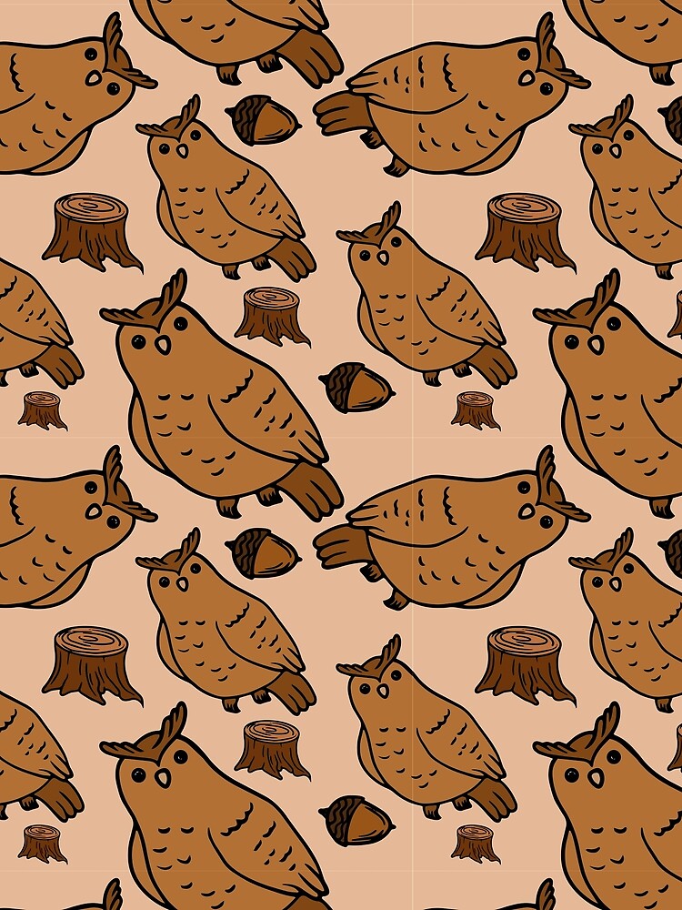 Cute owl pattern by RoyalPeople