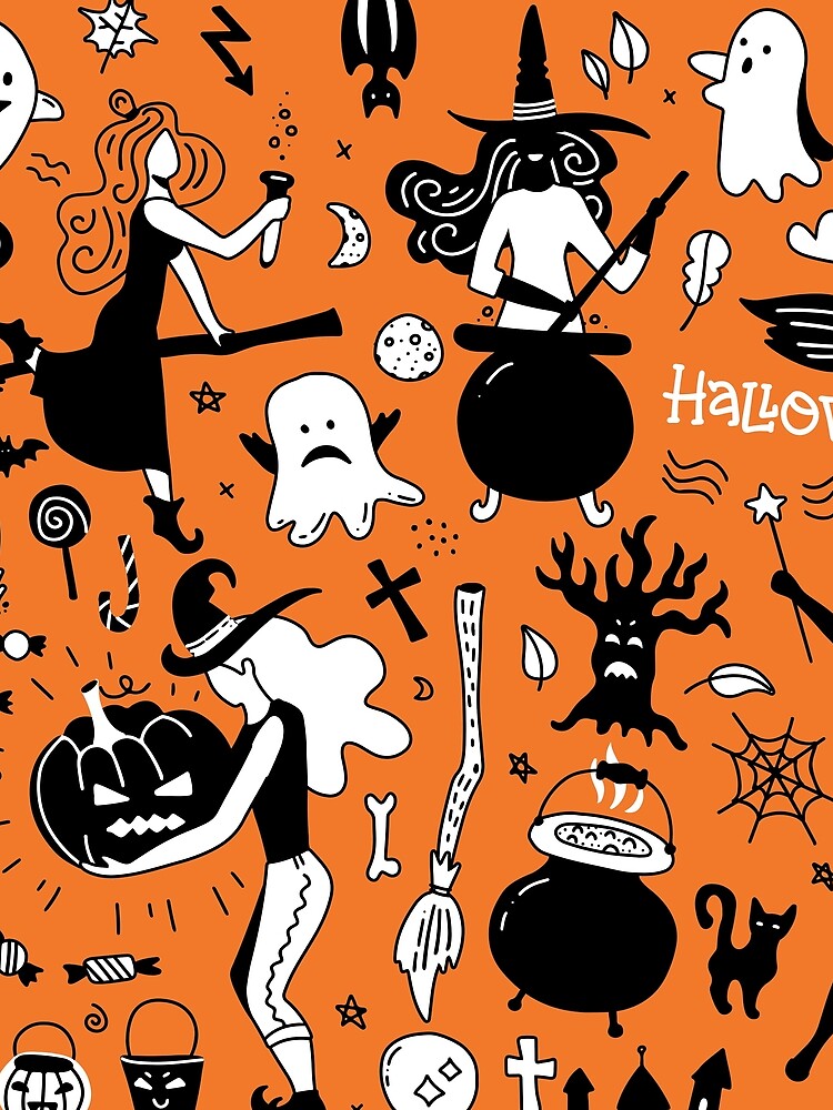 Spooky season pattern - Halloween 2021 by Hoetoons