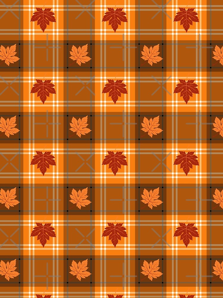 Fall Plaid Pattern by Ayesha Saleem