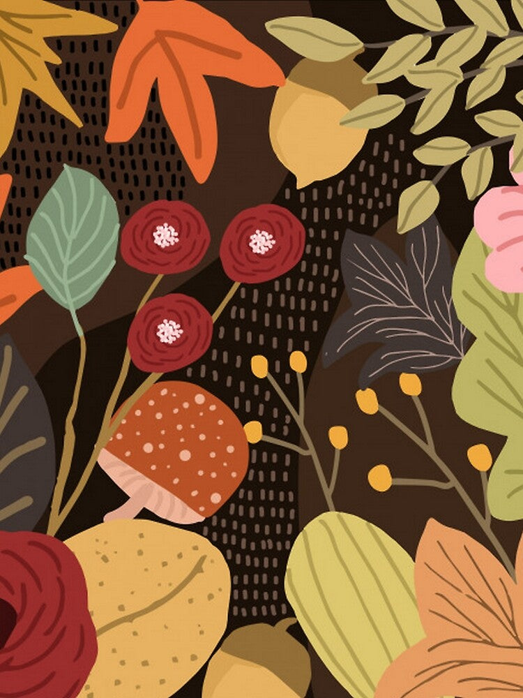 Elegant Fall Floral by pugmom4