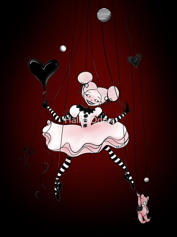 Creepy Clown Ballerina by Hallie Odom