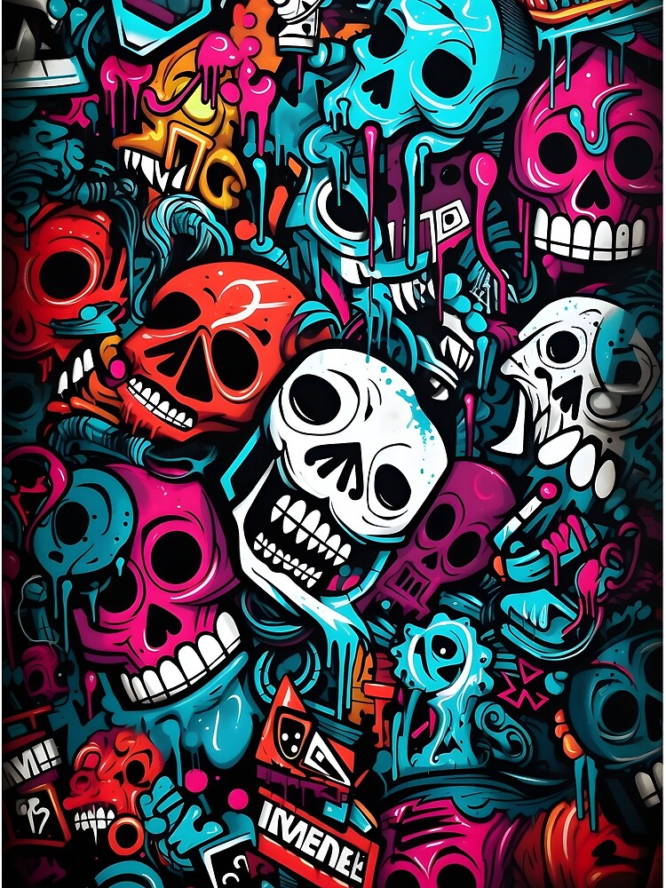 Urban Skull Spray by ThreeTimesGreat