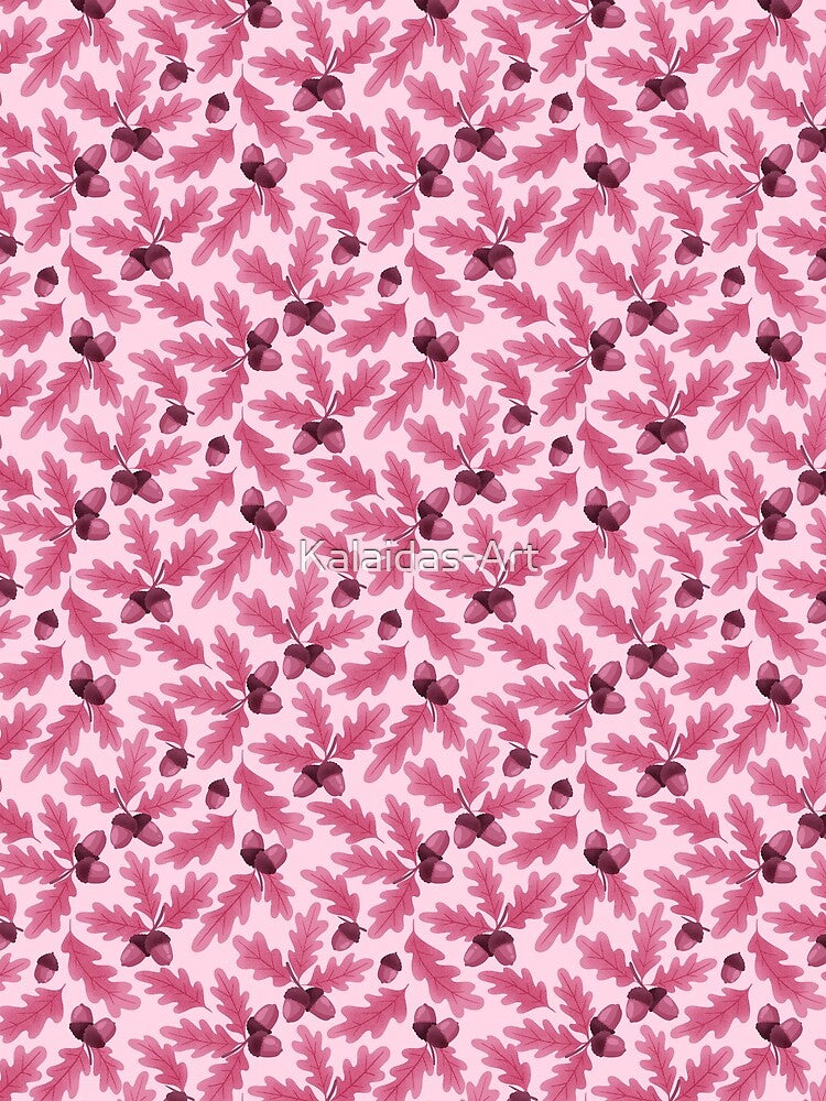 Welcome Autumn "Pink Acorns" by Kalaidas-Art
