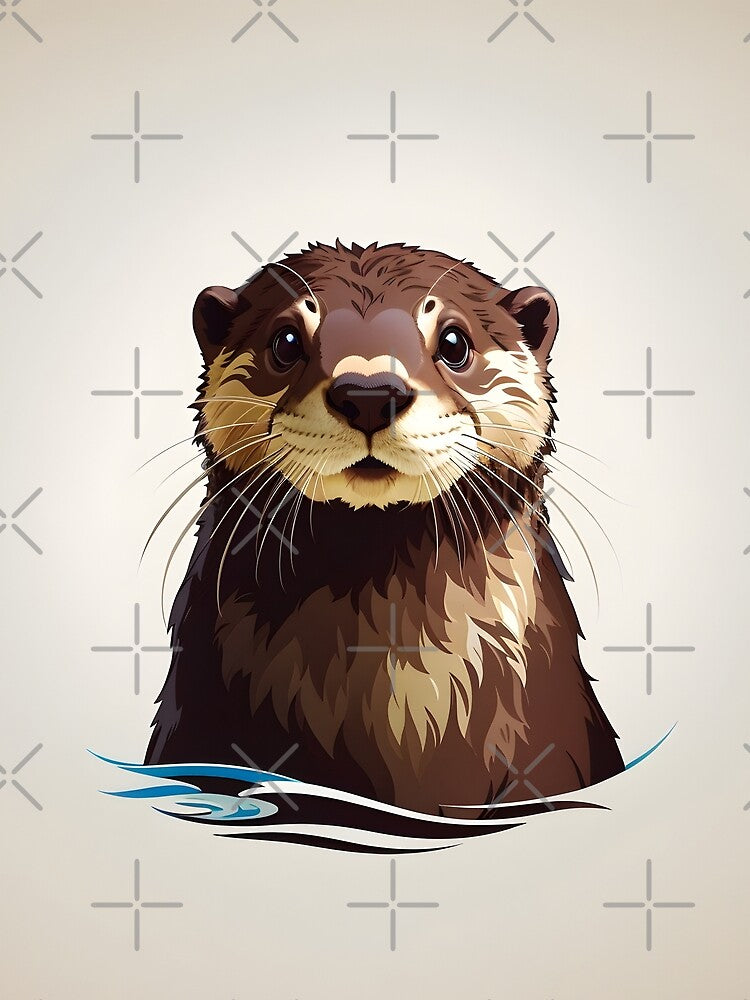 Curious Otter by digiscapeart