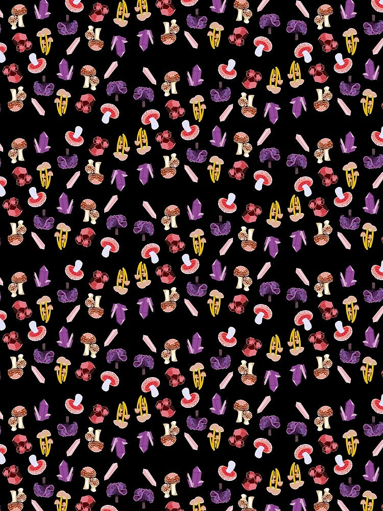 Mushroom & Crystal Party by Mini-Mystic