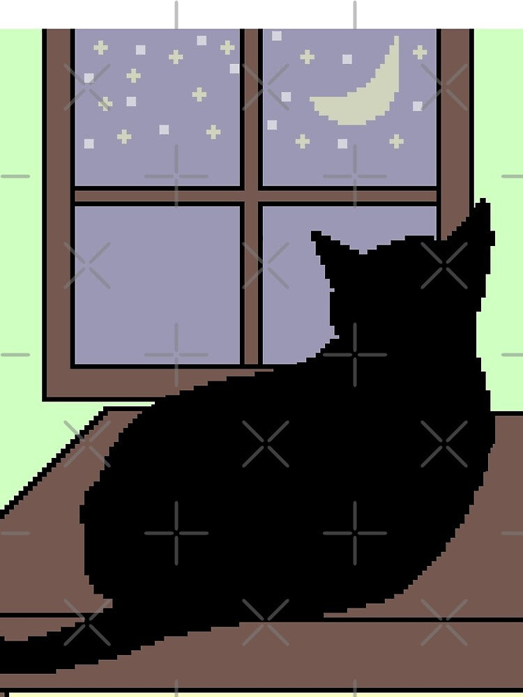 Cat Looking Outside by Luna’s Magic Shoppe