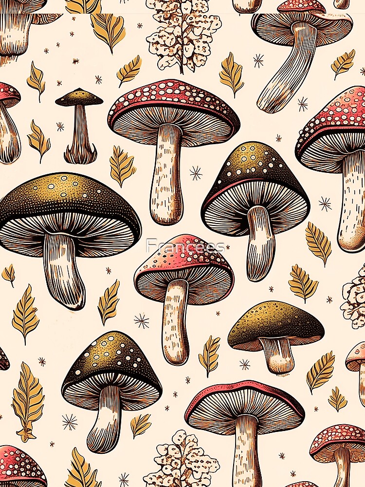 mushroom pattern by Fran Fryberg