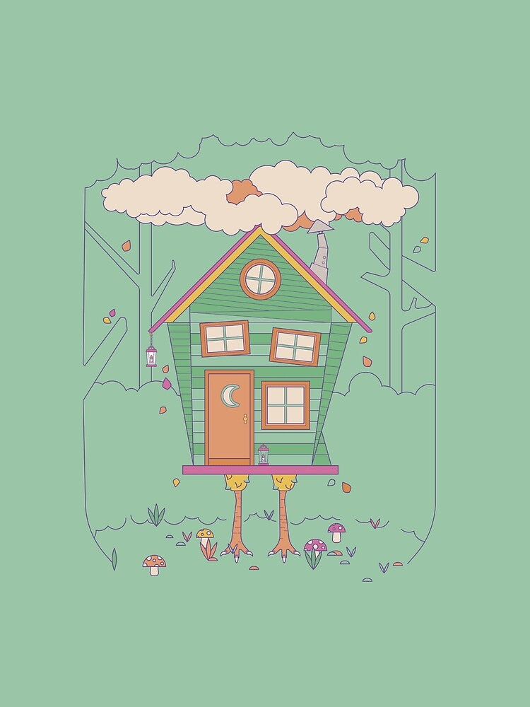 Baba Yaga's Hut by bettyamazing