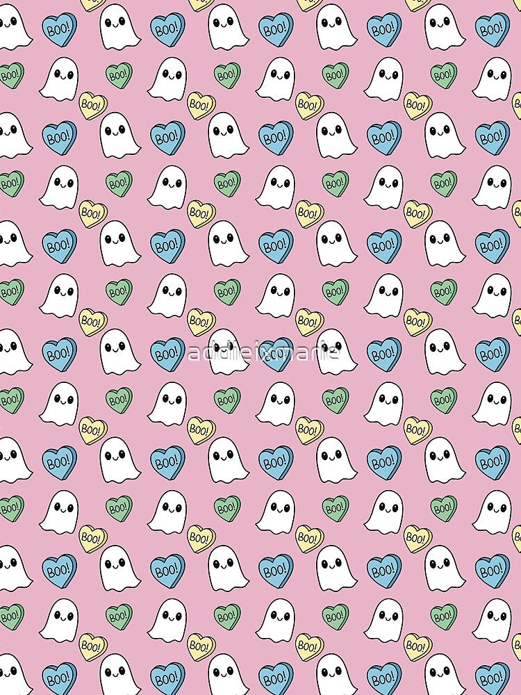 Cute Halloween Ghost Pattern by addieixmarie