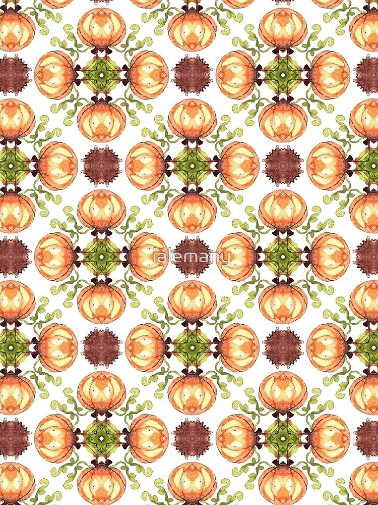 Watercolor Pumpkin Patch by ialemany